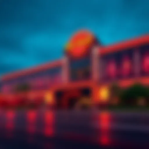 Iconic Design of Hard Rock Casino Bakersfield Exterior view of Hard Rock Casino Bakersfield showcasing its iconic design