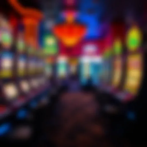 Vibrant Slot Machines at Harrah's Vibrant array of slot machines at Harrah's Las Vegas