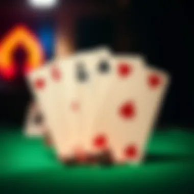 Straight Flush - A Combination of Sequence and Suit An illustration showcasing a straight flush, illustrating its significance in poker.