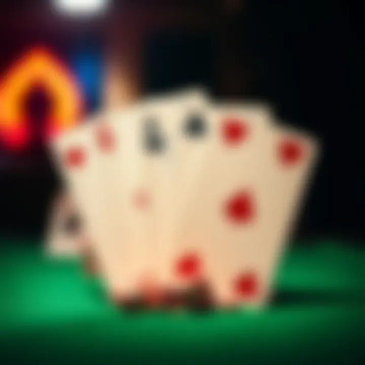 Straight Flush - A Combination of Sequence and Suit An illustration showcasing a straight flush, illustrating its significance in poker.