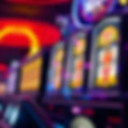 High payout casino slot machine display