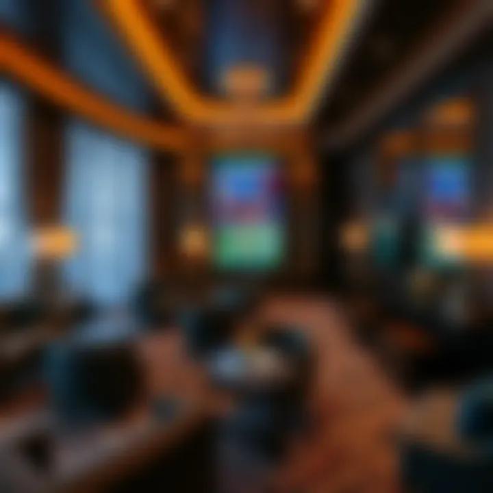 Luxurious Smoking Accommodations in Las Vegas Luxurious hotel room designed for smoking guests