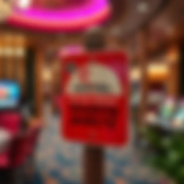 Understanding Smoking Policies in Las Vegas Hotels Signage indicating smoking policy in a hotel