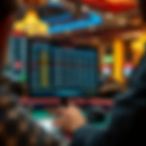 Understanding Betting Odds Analyzing betting odds on a digital screen