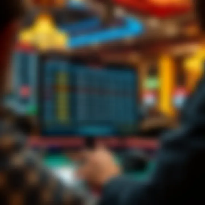 Understanding Betting Odds Analyzing betting odds on a digital screen