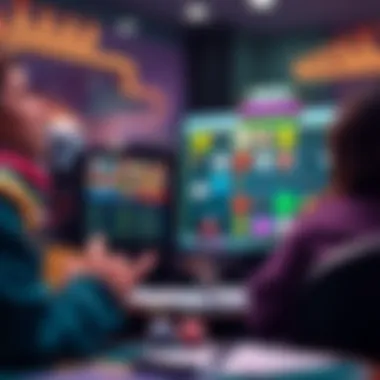 A user-friendly interface of an online bingo platform