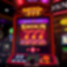 Vibrant graphic representing the Smokin 777 slot machine interface