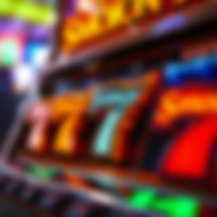 Close-up of the prominent symbols featured in Smokin 777