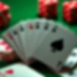 A well-arranged deck of cards ready for a game of Spades