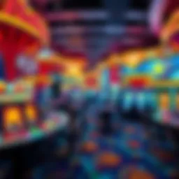 A panoramic view of K City Gaming's vibrant gaming floor