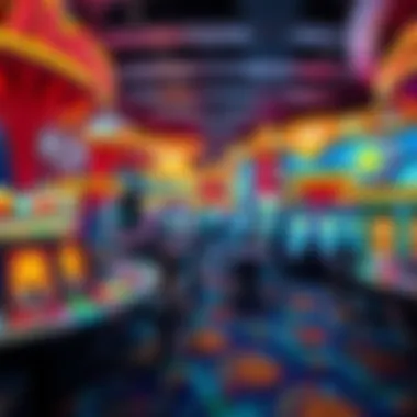 Vibrant Gaming Floor at K City Gaming A panoramic view of K City Gaming's vibrant gaming floor