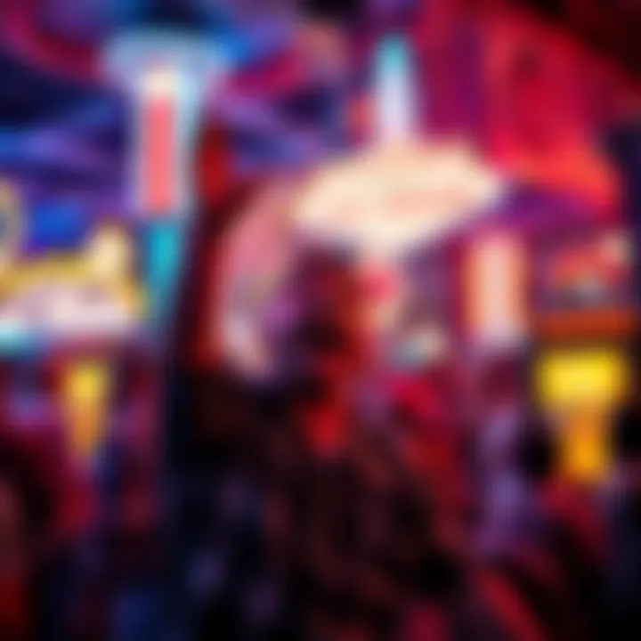 Exciting Atmosphere at Las Vegas Events Exciting event atmosphere in Las Vegas filled with enthusiasm
