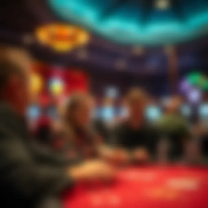 Engagement and Enjoyment in a Smoking-Friendly Gaming Space Players engaged in games at a casino's smoking area.