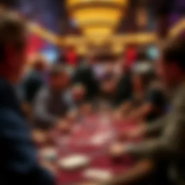 Engaging Gameplay Environment at Winstar Players engaging in a lively blackjack game