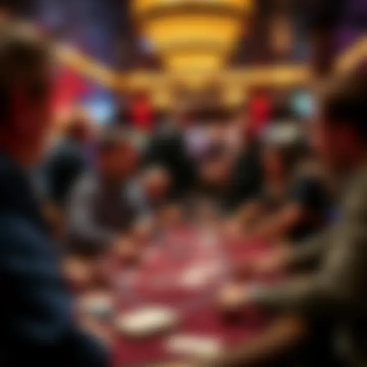 Engaging Gameplay Environment at Winstar Players engaging in a lively blackjack game