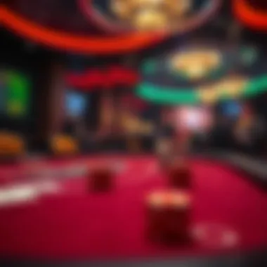 Casino Atmosphere and Poker Dynamics Casino atmosphere showcasing poker table dynamics