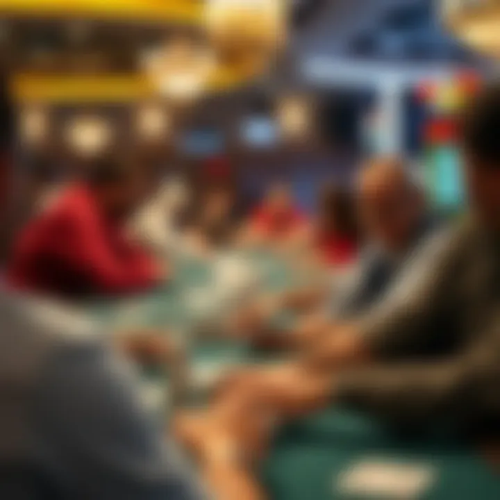 The Competitive Spirit: A Glimpse into Spades Tournaments An engaging visual of a Spades tournament in full swing