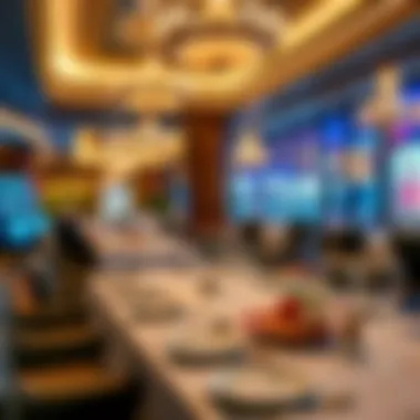 Dining experience in an MGM hotel