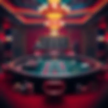 Visual representation of mini baccarat rules and gameplay.