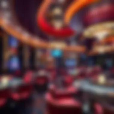 Elegant interior of the club showcasing its sophisticated design