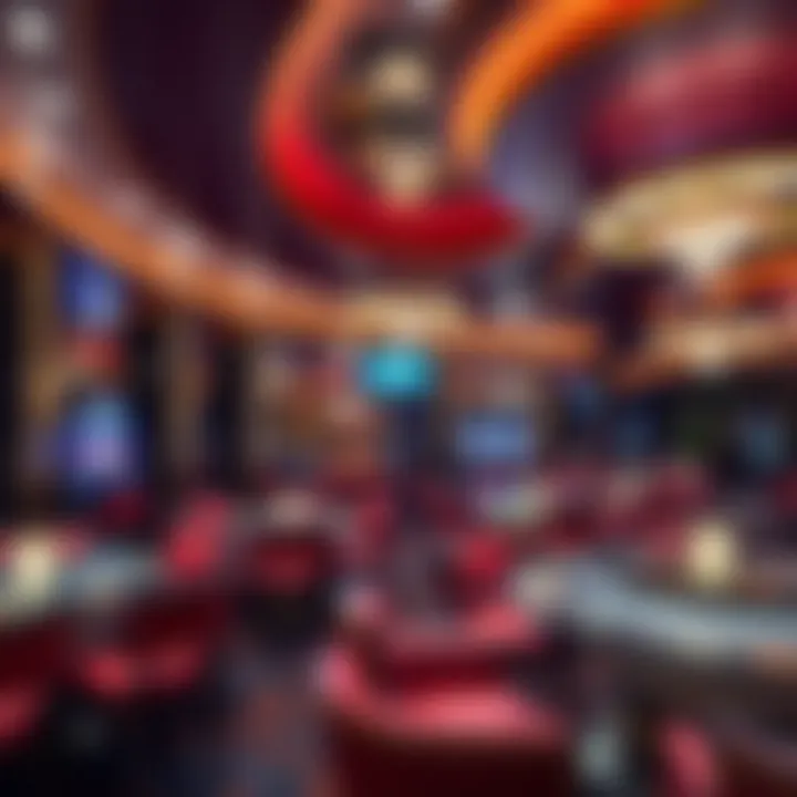 Elegant interior of the club showcasing its sophisticated design