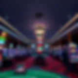 Horseshoe Casino Sports Betting Area A panoramic view of the Horseshoe Casino sports betting area