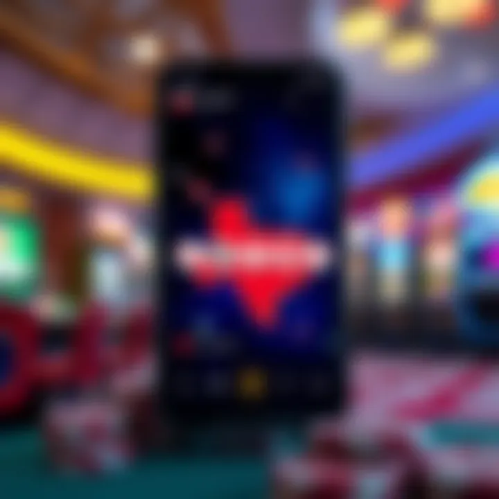 Texas Lottery Mobile Interface Exploration Overview of Texas Lottery mobile application interface