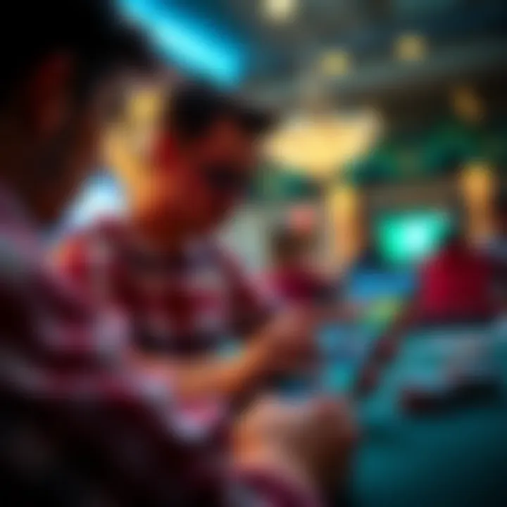 User Engagement Experience with Mobile Betting Apps User engaging with a mobile sports betting application