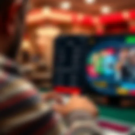 User interface of a sports betting app