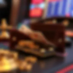 Visual representation of digital wallets used for online casino withdrawals