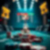 An abstract representation of sports betting concepts