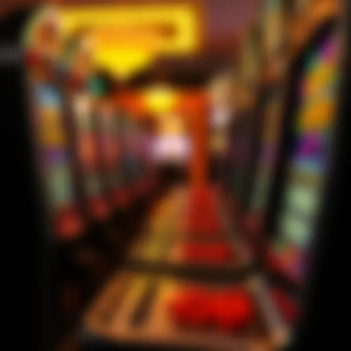 Visual representation of the psychological impact of slot machine addiction