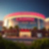 Exterior view of the new casino showcasing its modern architecture