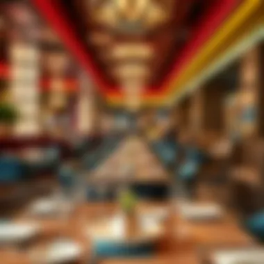 Culinary Excellence: Dining Experience Overview Vibrant dining area with an eclectic menu and stylish decor