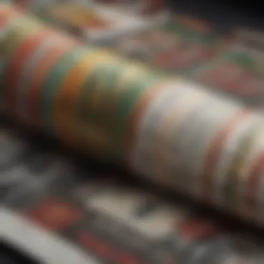Chart showcasing prize structures of popular scratch-off tickets