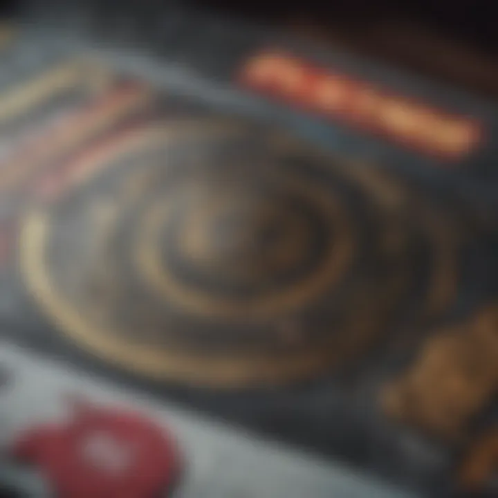 Close-up of a scratch-off ticket with a winning prize revealed