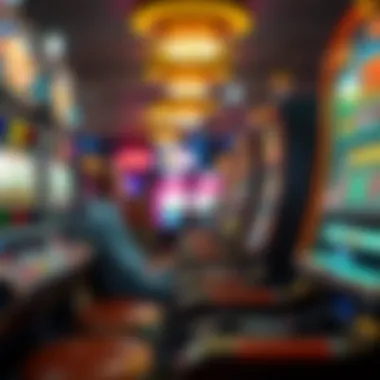 Finding Peace: Quiet Slot Moments A serene moment at the slots, showcasing a quieter time for focused play