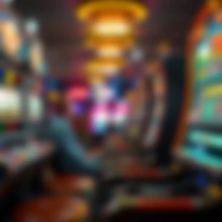 Finding Peace: Quiet Slot Moments A serene moment at the slots, showcasing a quieter time for focused play