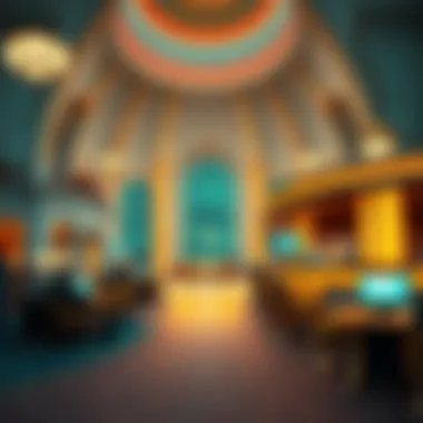 An architectural marvel showcasing classic casino design