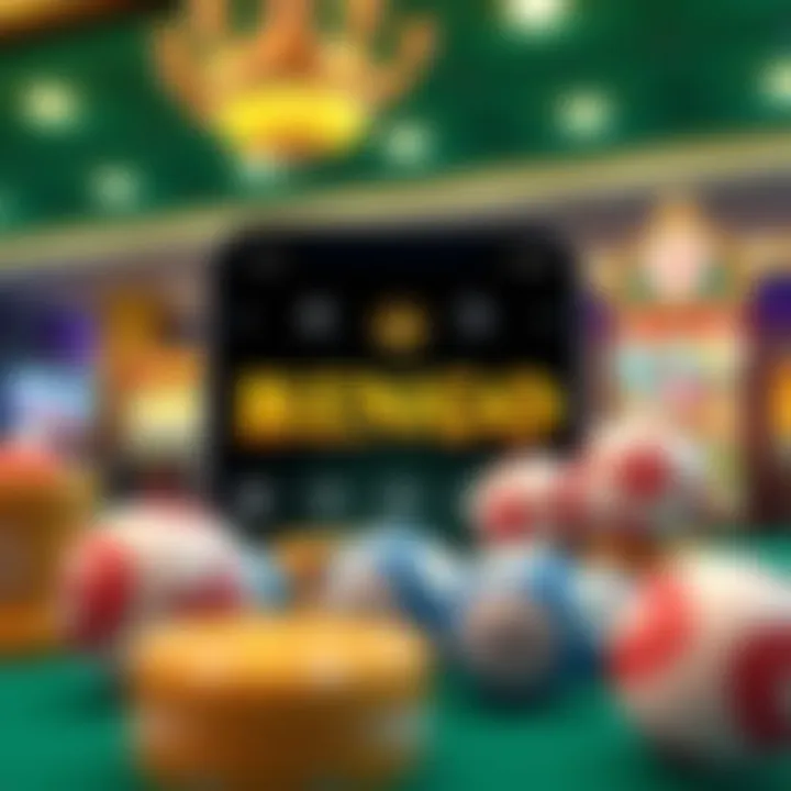 Unique Game Selections in Palace Bingo Highlighting the unique game selections available in the app