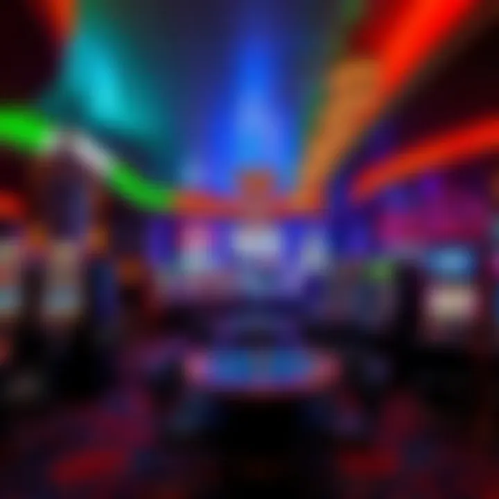 Vibrant Gaming Experience at Pearl Casino Interior gaming floor with vibrant atmosphere and diverse options