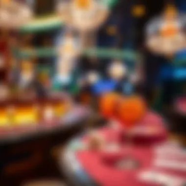 Sophisticated Bar Experience in Pure Vegas Elegant bar area within a casino showcasing fine drinks