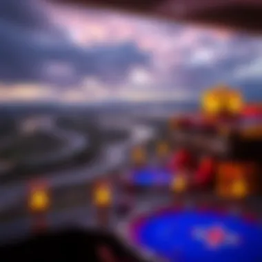 Breathtaking Views from River Casino Resort Stunning view of the resort overlooking the river