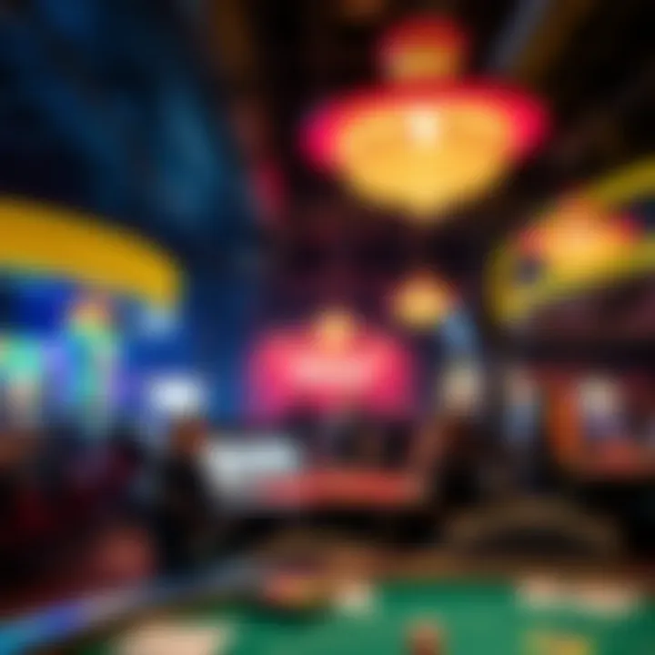 Vibrant Entertainment Scene at Rockford Casino Entertainment area within Rockford Casino featuring live performances