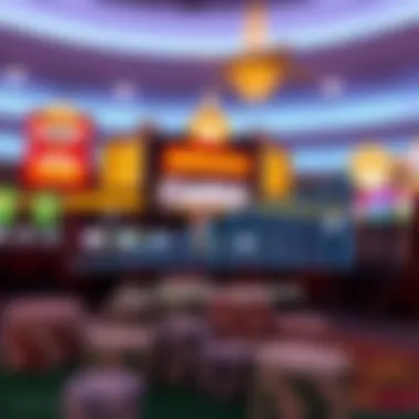 Economic graph illustrating the impact of the casino on the local economy