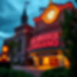 Exterior view of Salamanca Casino showcasing its architectural design