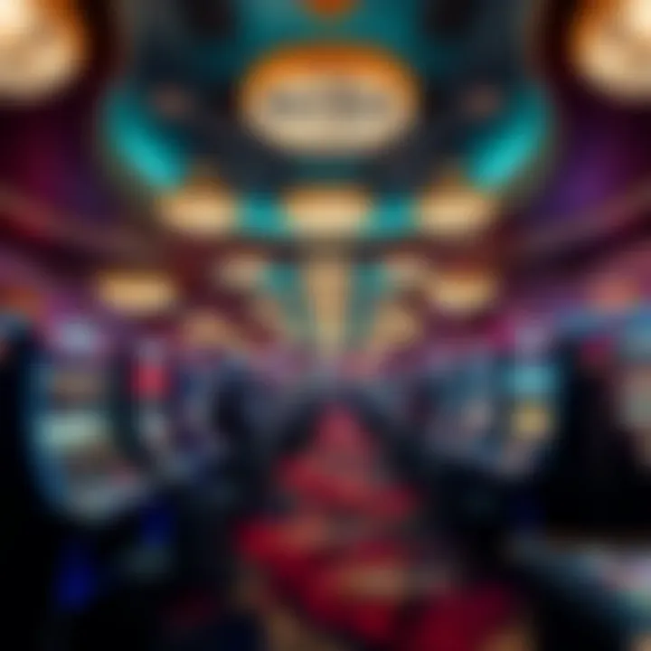 Inside the Thrilling Gaming Floor Luxurious gaming area inside the casino