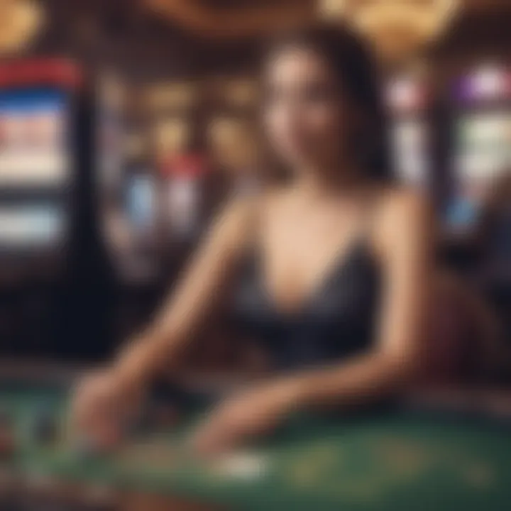 A local player enjoying a game at a small, community-focused casino.