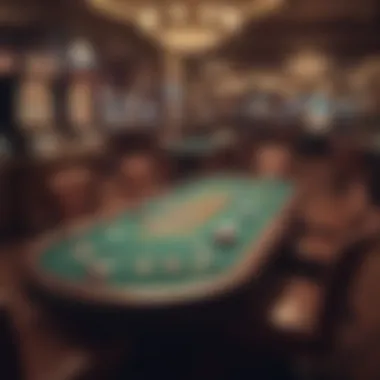 Unique gaming tables featuring less common games in an intimate setting.