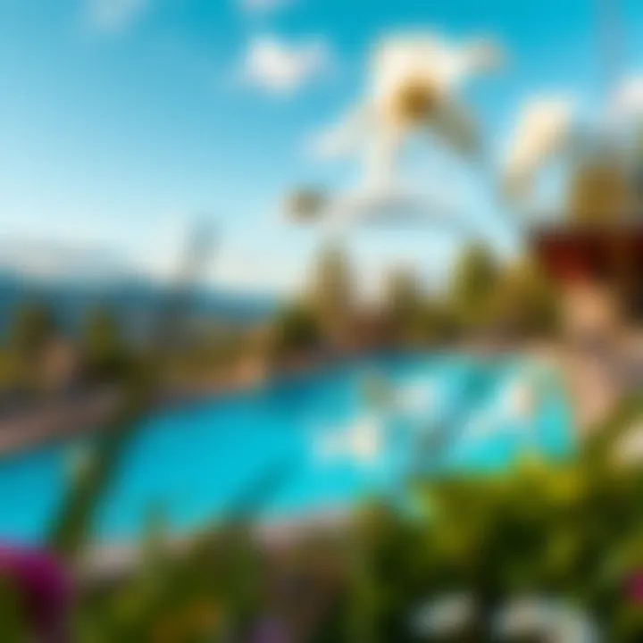 Scenic Outdoor Pool Outdoor pool area with scenic views